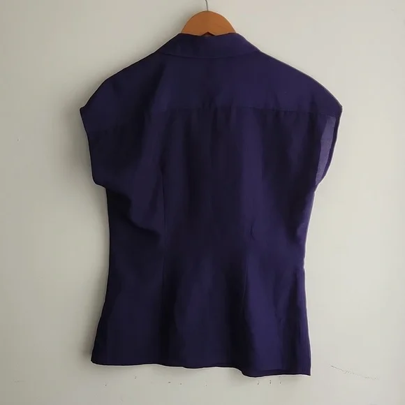 Jacob purple oversized blouse - Picture 6 of 9